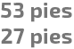 Capacidad del tráiler 53 pies y de tortón 27 pies.
